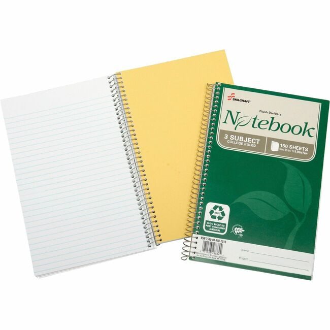 Varies / verify SKU SKU-LEVEL VERIFICATION REQUIRED Notebook Spiral Collg 6X9.5 NSN6002020
