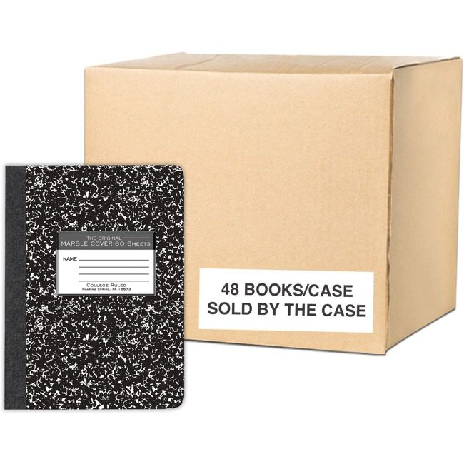 Roaring Spring Paper Products Marble Comp Black Collge 80 ROA77226CS