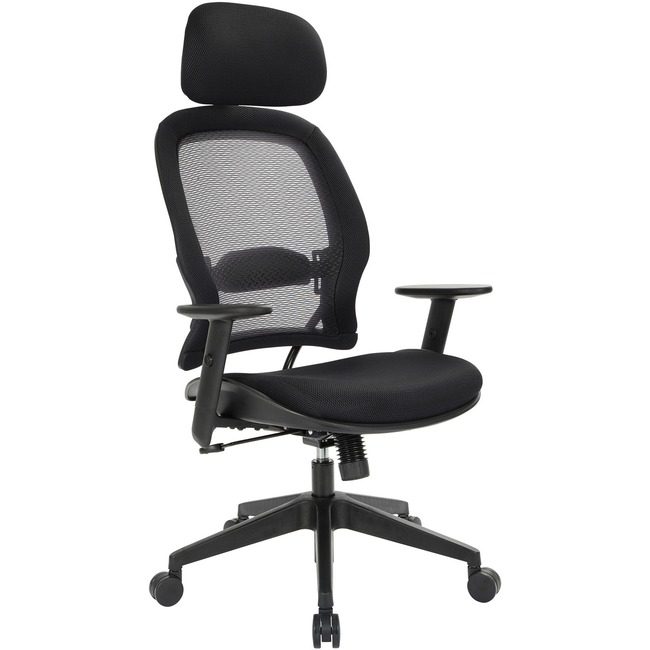 Office Star Products Chair Mgr Fabric Airgrid W/Hr OSP55403