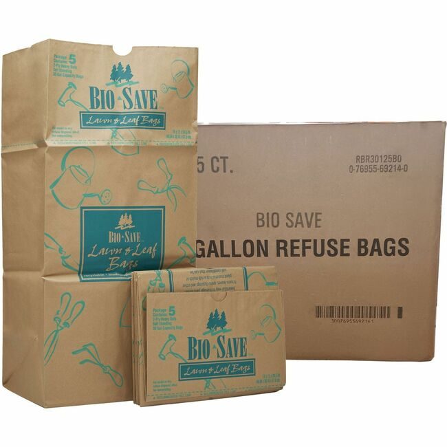 AJM Packaging Corporation Bag Refse Wet Strngth 30GAL AJMRBR30105BO