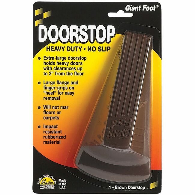 Master Manufacturing Doorstop Giant Foot Bn MAS00964