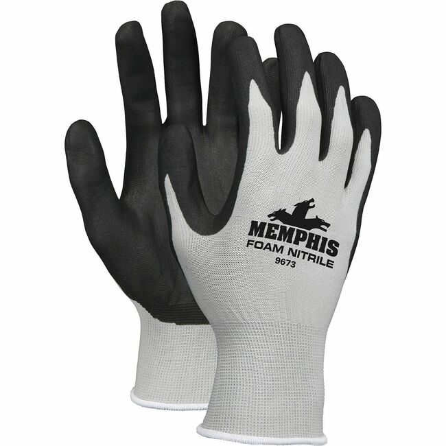 MCR Safety Gloves Supported Nitri Foam MCS9673S