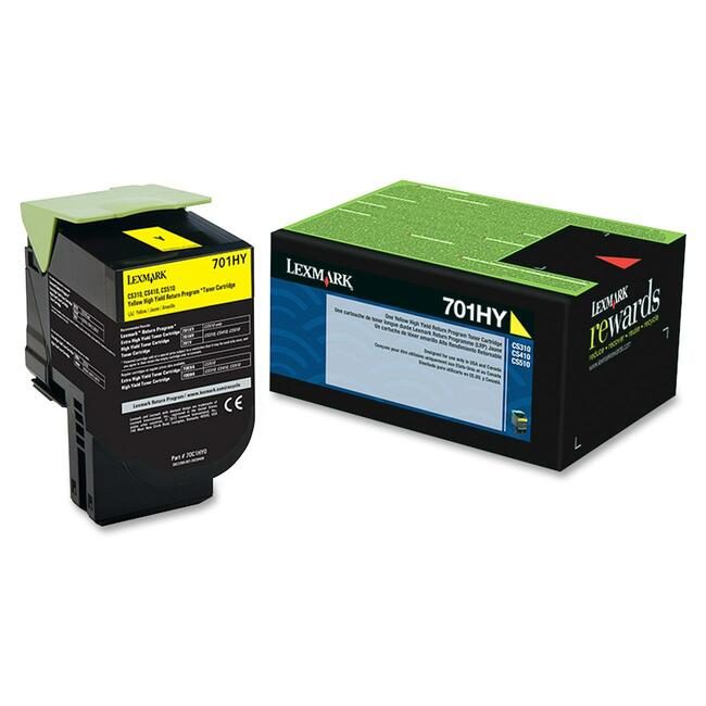Lexmark International Crtdg Tnr Rtn P Hy Yw 701HY LEX70C1HY0