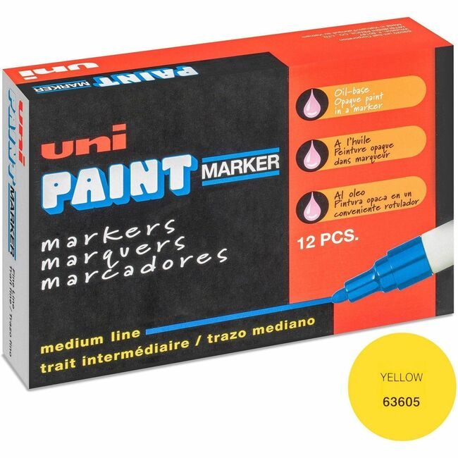 Mitsubishi Pencil Co. / uni-ball Marker Uni-Paint Oil Medium Yw UBC63605DZ