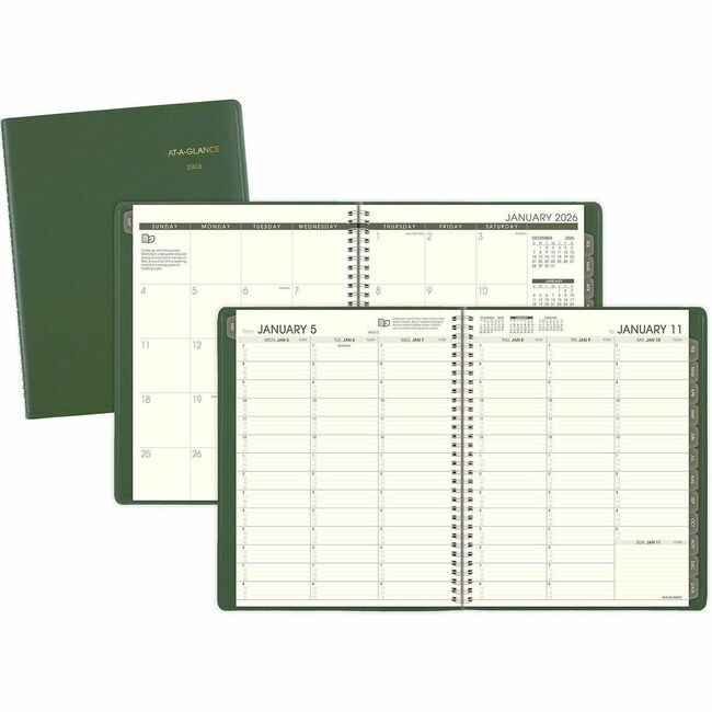 ACCO Brands AT-A-GLANCE Book Appt Wk/Mnth Rcycld Green AAG70-950G-60