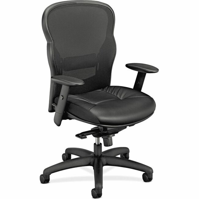 basyx by HON The HON Company basyx by Chair Hi-Back Task Lth Black BSXVL701SB11