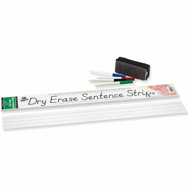 Pacon Corporation Strips Sentence Dryerase We PAC5185