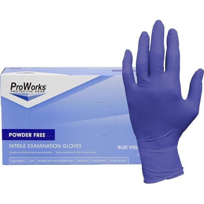 Hospeco Brands Group Glove Nitrile Exam 3M S HOSGLN125FS