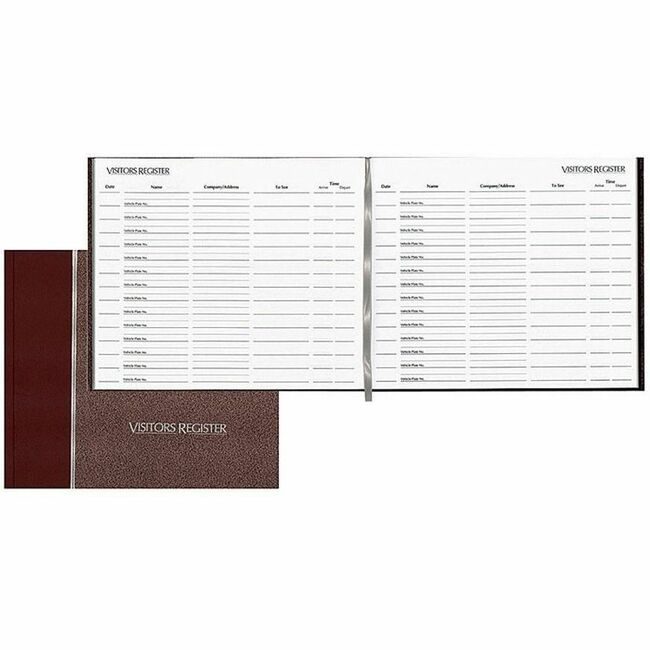 Dominion Blueline, Inc. Schneider Vizz Register Visitors Hrdcover RED57-803