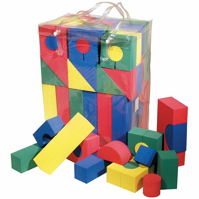 Pacon Corporation Blocks Building Foam 68PC PAC4380
