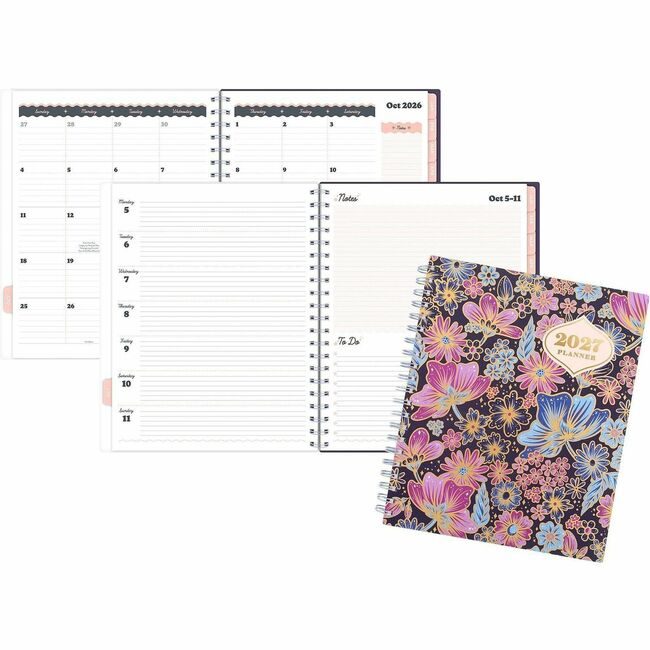 ACCO Brands AT-A-GLANCE Planner Catcoq Wm Large Floral AAGCC02905