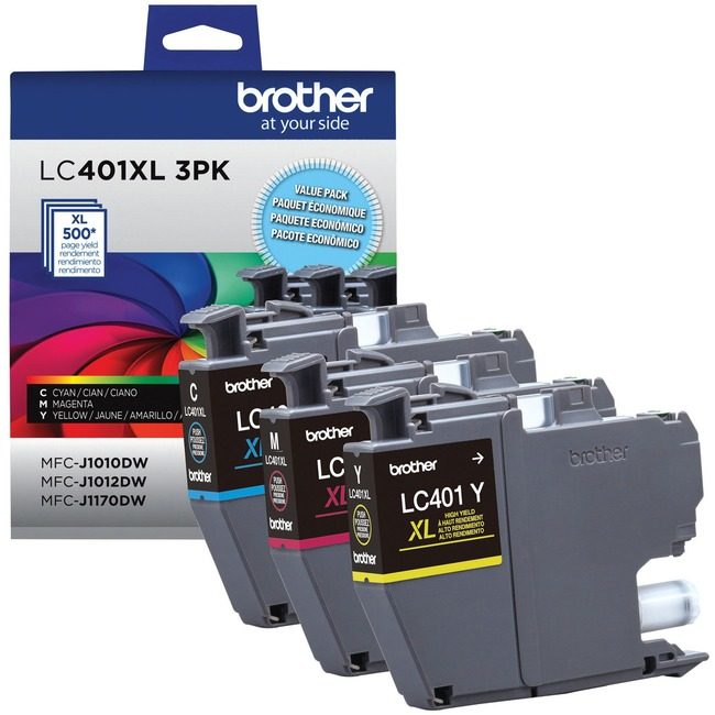 Brother International Crtdgs Ink Cyn Ma Yw BRTLC401XL3PKS