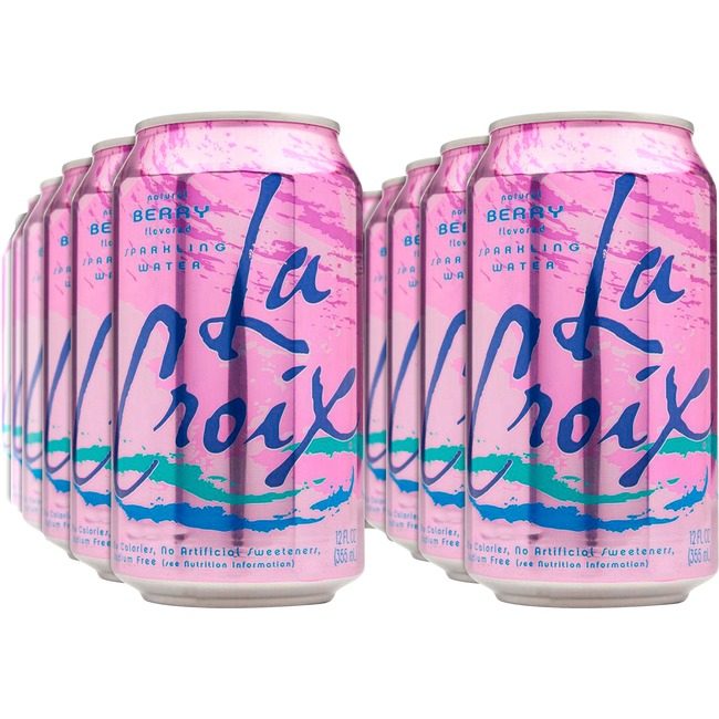 National Beverage Corp. LaCroix Water Sparkling Berry 24/CT LCX40156