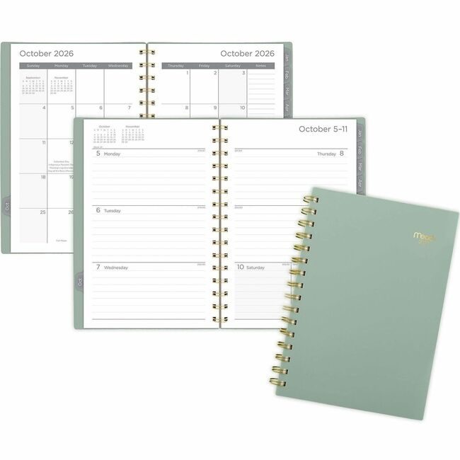 ACCO Brands AT-A-GLANCE Planner Basic Wm Sml Grass AAGCRW42093