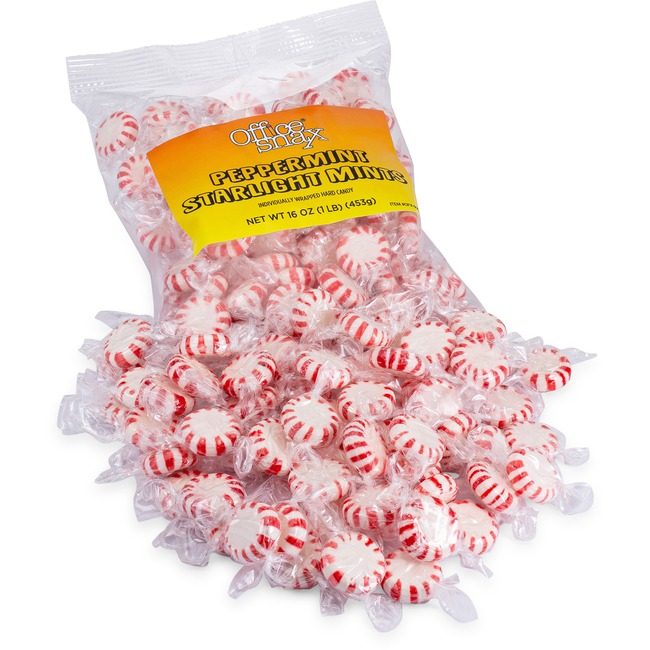 Office Snax Candy Strltpprmnt 16OZ OFX00670