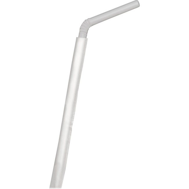 D&W / Dispoz-o D&W Fine Pack / Dispoz-o Straw Poly Wrpd Flex 7.75" DZOGDSFW4400
