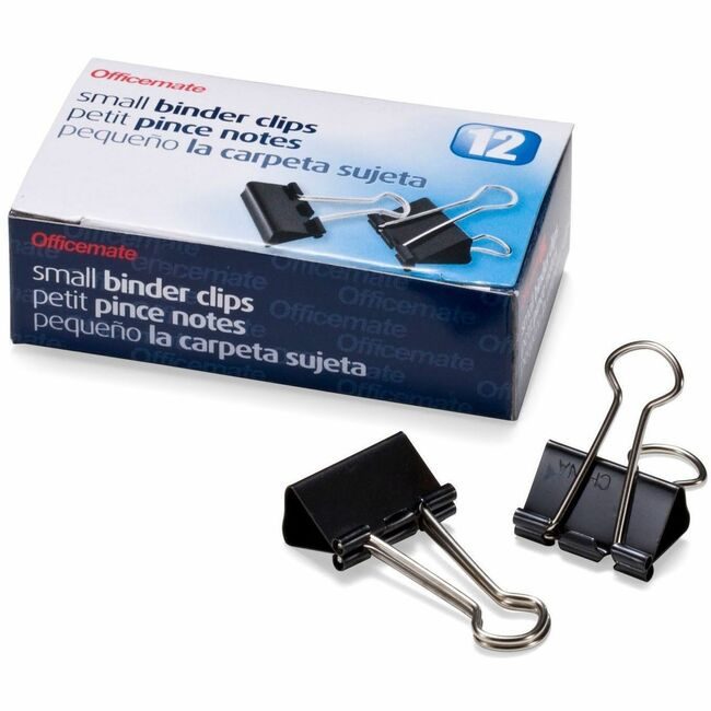 Officemate Clip Binder Small 12PC OIC99020