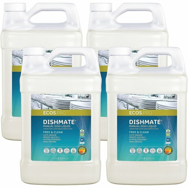 Earth Friendly Products ECOS PRO Dishsoap Liquid F&C 1GAL EOPPL9721/04