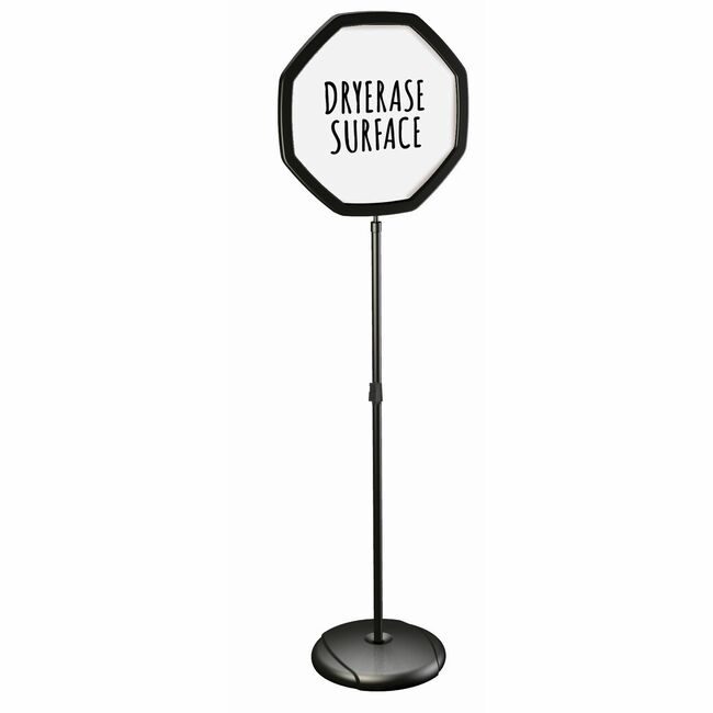 Bi-silque / MasterVision Sign Octag Flr Dblesde Black BVCSIG08070101