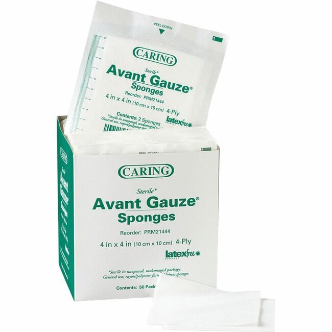Medline Industries Gauze Non-Wvn Cotton 4"X4" MIIPRM21444