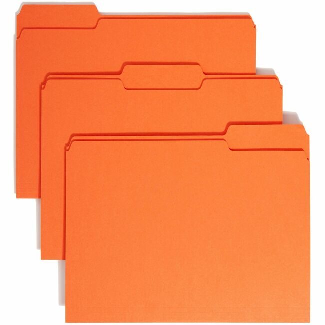 Smead Manufacturing Co. Folder File Letter 1/3 Orange SMD12543