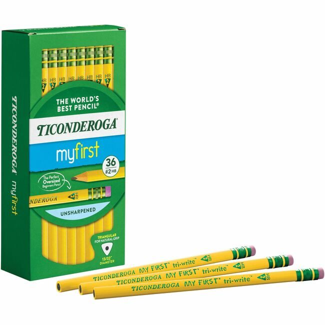 Dixon / Ticonderoga Dixon Ticonderoga Company / Pencil Ticon Triwrite #2 Yw DIX13082