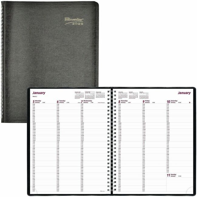 Dominion Blueline, Inc. Schneider Vizz Planner Weekly Black REDCB950.BLK