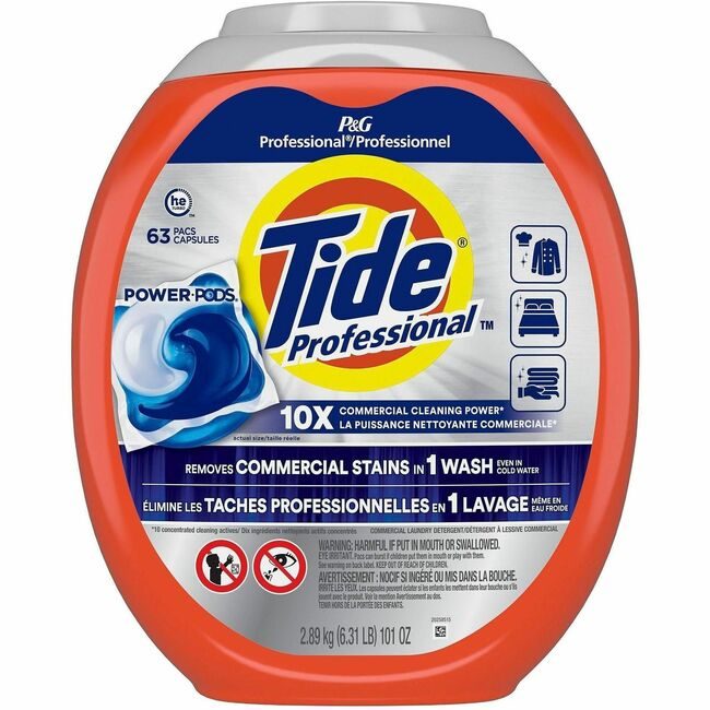 Procter & Gamble P&G Professional / product-specific brand Tide Prof Pwr Pods 63 PGC14117