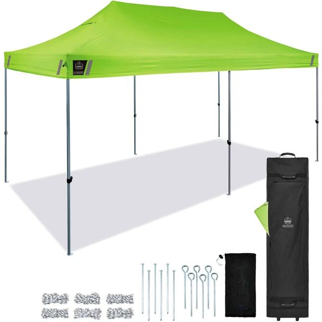 Ergodyne Pop-Up Tent Single Lime EGO12915