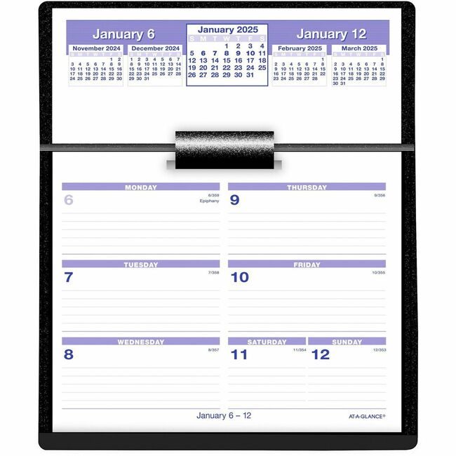 ACCO Brands AT-A-GLANCE Calendar Dsk Flp-A-Wk W/Bse AAGSW700X-00