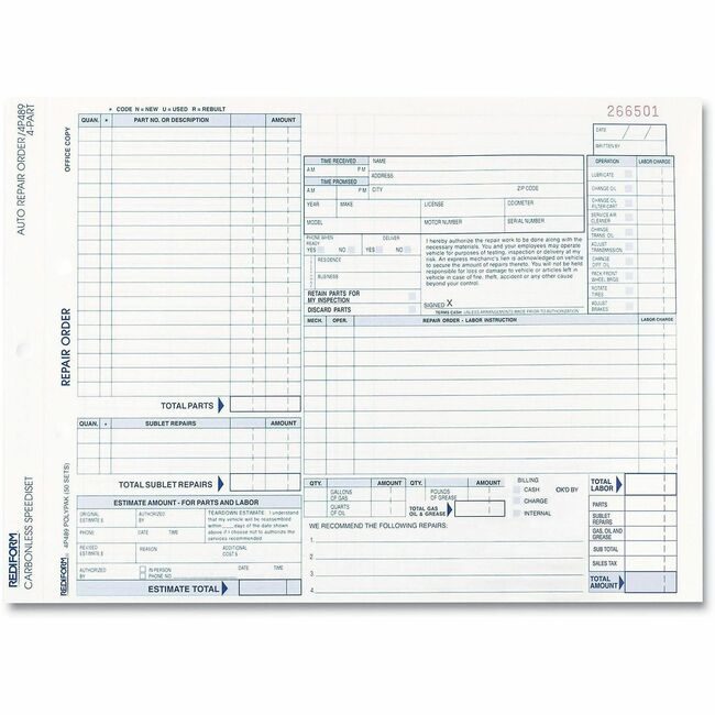 Dominion Blueline, Inc. Schneider Vizz AUTRPR PLYPK 50STS 8X11 4PT RED4P489