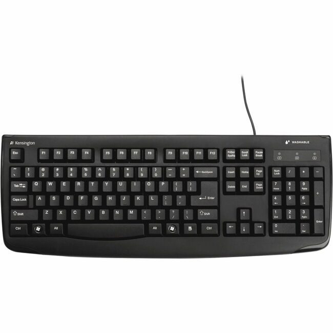 ACCO Brands Kensington Keyboard Washable Black KMW64407
