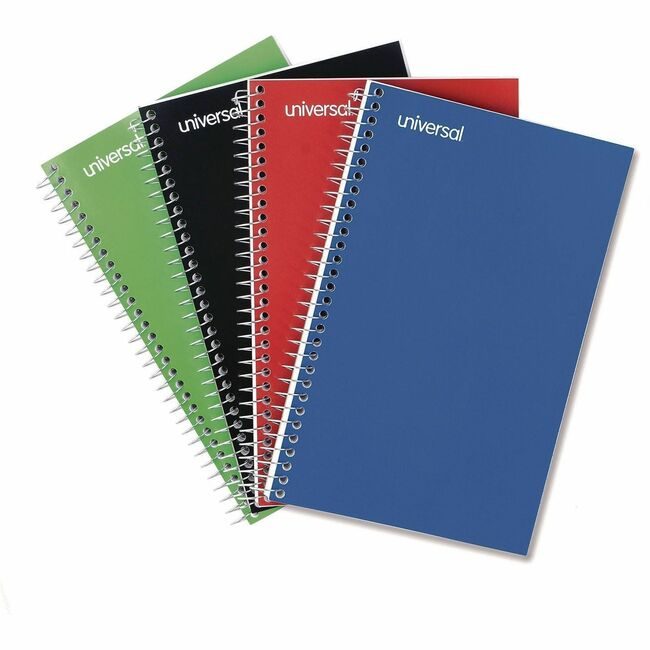 Universal Office Products Notebook Wide 6X9.5 4/PK UNV66414