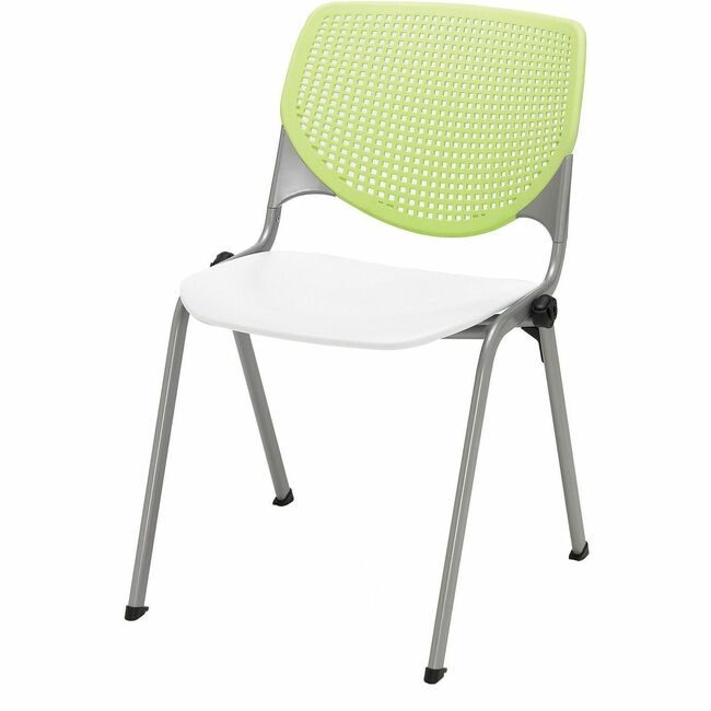 KFI Seating Chair Kool Stack Lmgrn White KFI2300BKB14S08