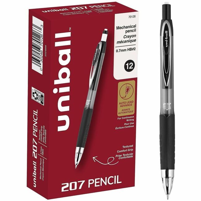 Mitsubishi Pencil Co. / uni-ball Mechncl 207 .07MM Black UBC70126