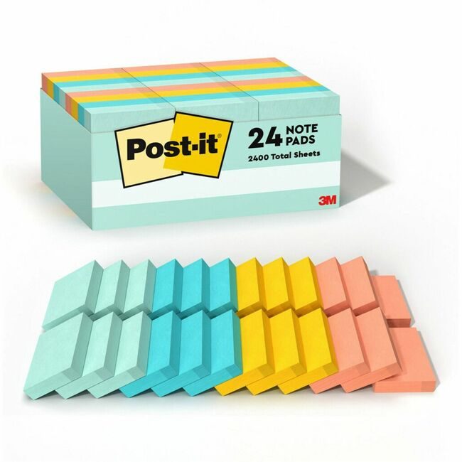 3M Company Notes Value Pack 1.5X2 24 MMM653-24APVAD