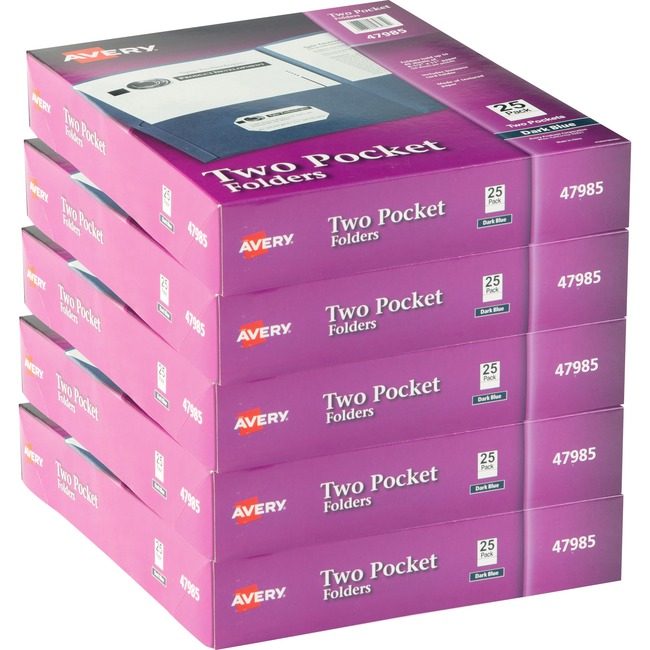 Avery Products Corporation Folder 2-POCKET Letter Dbe AVE47985CT