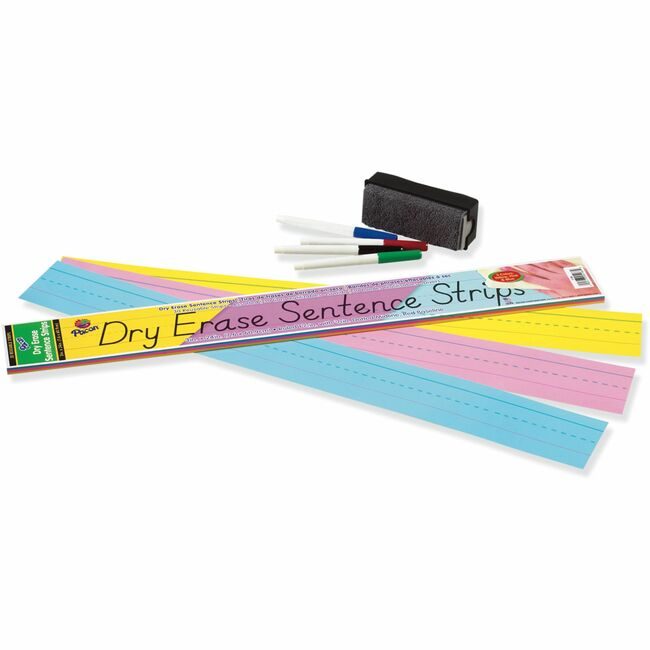 Pacon Corporation Strip Sentence Dryerse Assorted PAC5186