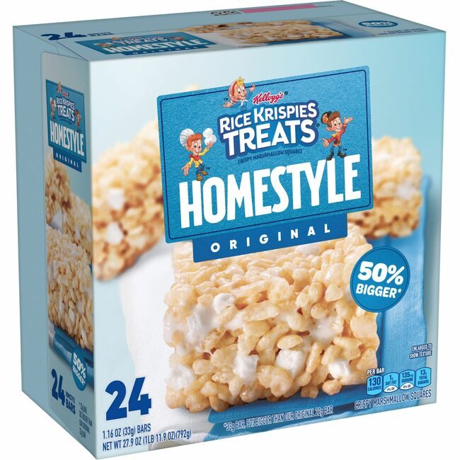 Kellanova Kellogg's Snacks Bars Ricekrispie 24 Count KEB27141