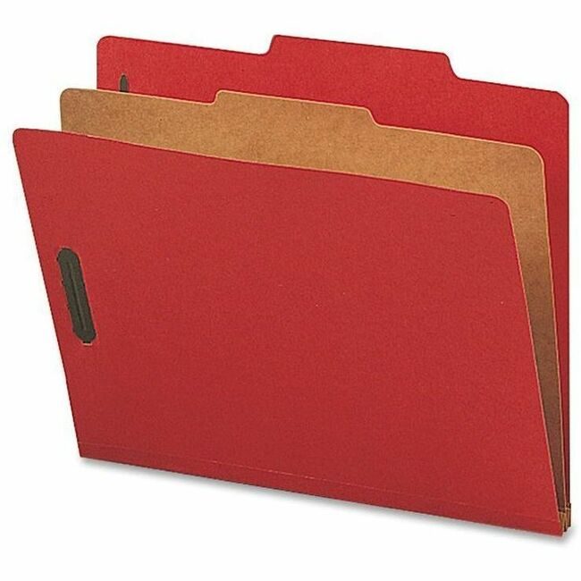 Nature Saver Folder Clssfctn Letter 1DIV Red NATSP17201