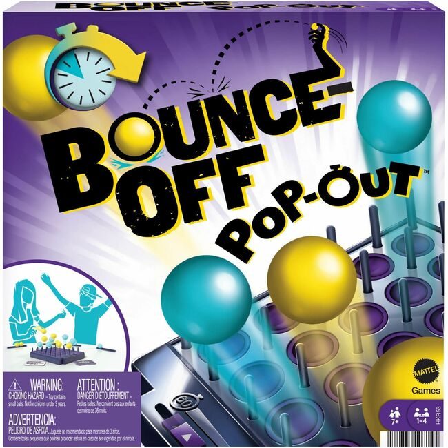 Mattel UNO / Skip-Bo Game Party Bounce-Off Pop-Out MTTHKR53