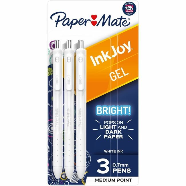 Newell Brands Paper Mate Pen Gel Ij Bright White 3 Count PAP2196363