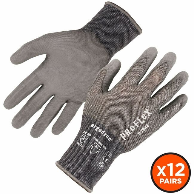 Ergodyne Glove Coated A4 Pu Gray L EGO10484