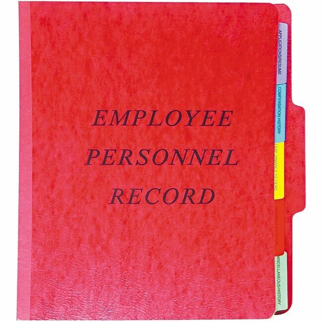 Pendaflex Folder Personnel Letter Red PFXSER1ER