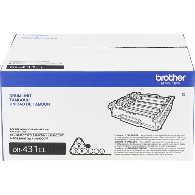 Brother International Drum F/Hll&Mfc BRTDR431CL