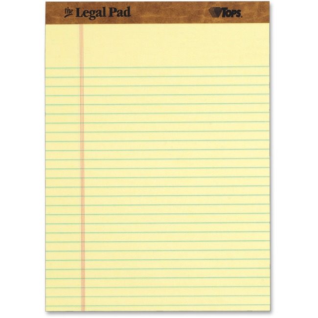 TOPS Products Pad Legal 8.5X11.75 50SH Ca TOP7532