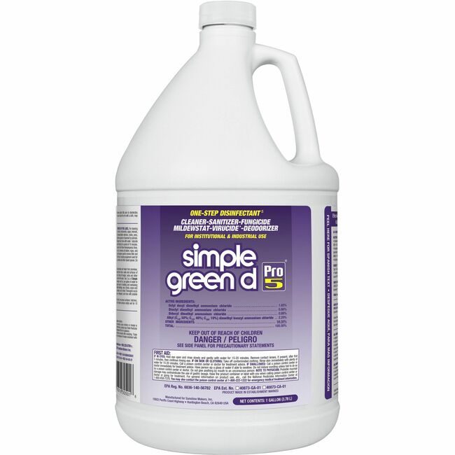 Sunshine Makers, Inc. Simple Green Cleaner Disinfectnt PRO5 Sg SMP30501