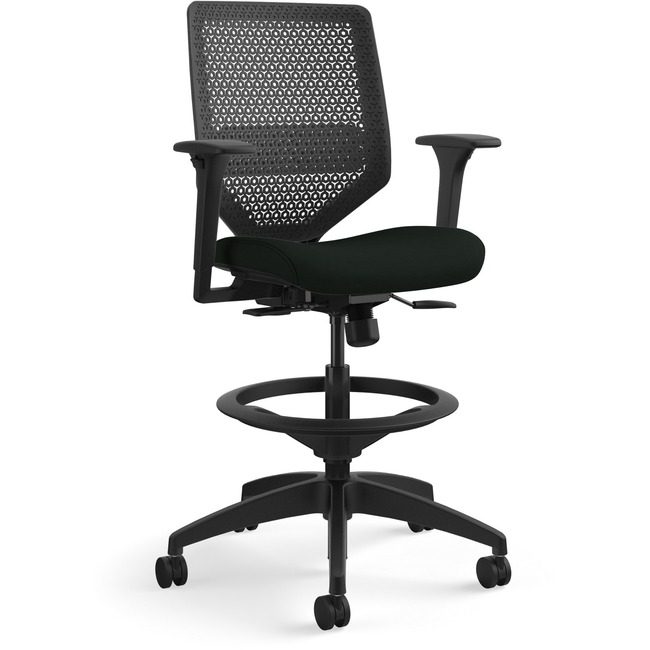 The HON Company Chair Stool Reactbck Adjarm HONSVSR1ACLU10T