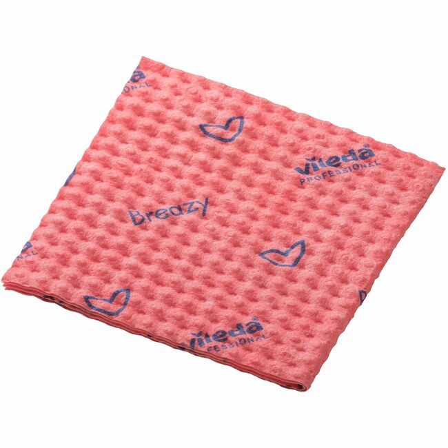 Vileda Professional BRZYRDMICROFBRDISHCLTH 25PK VLD161611