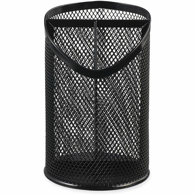 Universal Office Products Cup Mesh Pencil 3 SECT Black UNV20019